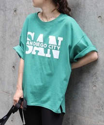 HONEYSUCKLE ROSE | 【HONEYSUCKLE ROSE】カレッジビッグロゴＴシャツ(Tシャツ/カットソー)