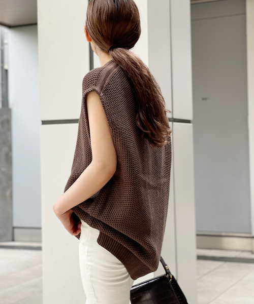 セール】【walenode / ウェルノード 】ストローヤーンニット