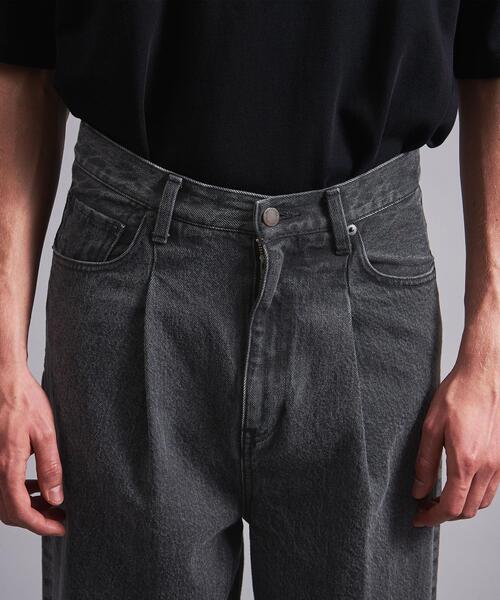 MONKEY TIME(モンキータイム)の「<monkey time> DENIM 1P WIDE PANTS/デニムパンツ(デニムパンツ・メンズ・ネイビー/ダークグレー・S/M/L)」の11枚目の写真