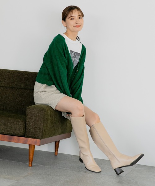 mysty woman(ミスティウーマン)の「レディライクロングブーツ 122775(ブーツ・レディース・ブラック/ブラウン/グレイッシュベージュ・MEDIUM/LARGE)」の10枚目の写真