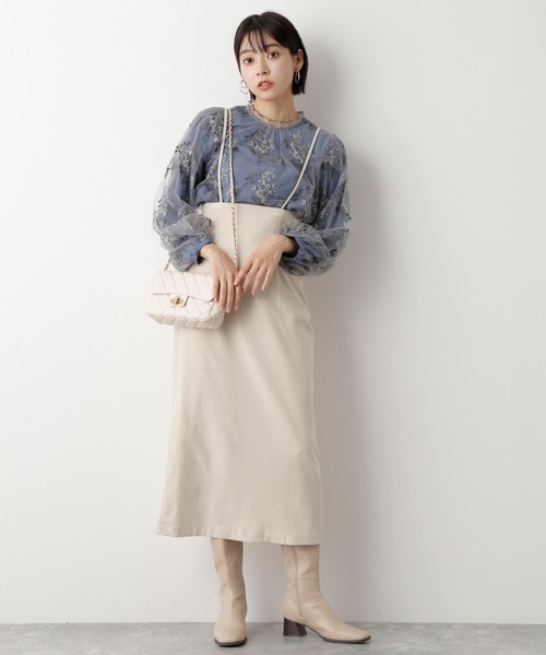 mysty woman(ミスティウーマン)の「レディライクロングブーツ 122775(ブーツ・レディース・ブラック/ブラウン/グレイッシュベージュ・MEDIUM/LARGE)」の16枚目の写真