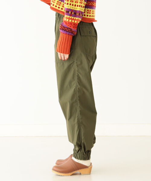 BEAMS BOY（ビームスボーイ）の「BEAMS BOY / ベイカー ジョガーパンツ 22FW（その他パンツ・レディース・ブラック/オリーブ・0/1）」の9枚目の写真