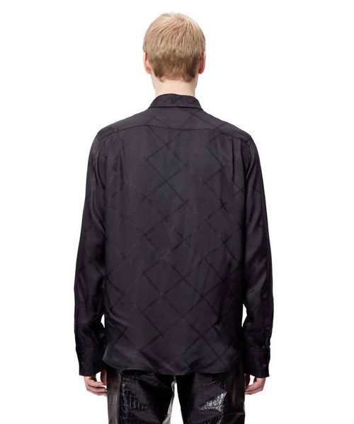 VIKTOR&ROLF(ヴィクター&ロルフ)の「VIKTOR&ROLF(ヴィクター&ロルフ)クロスロゴシャツ/FRILLED LONGSLEEVE(シャツ/ブラウス・メンズ・ブラック・46/48/50)」の7枚目の写真