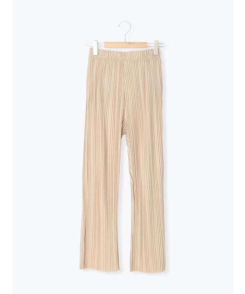 Samansa Mos2 blue（サマンサモスモスブルー）の「プリーツパンツ（その他パンツ・レディース・ブラック/イエロー/グリーン/ライトベージュ・ﾌﾘ-）」の3枚目の写真