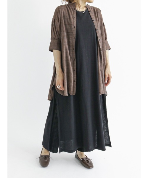 Samansa Mos2 blue（サマンサモスモスブルー）の「プリーツパンツ（その他パンツ・レディース・ブラック/イエロー/グリーン/ライトベージュ・ﾌﾘ-）」の11枚目の写真