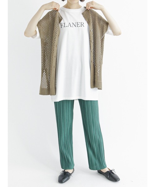 Samansa Mos2 blue（サマンサモスモスブルー）の「プリーツパンツ（その他パンツ・レディース・ブラック/イエロー/グリーン/ライトベージュ・ﾌﾘ-）」の22枚目の写真