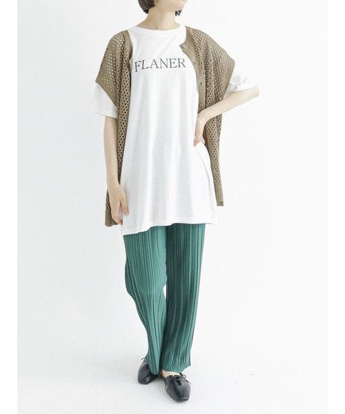 Samansa Mos2 blue（サマンサモスモスブルー）の「プリーツパンツ（その他パンツ・レディース・ブラック/イエロー/グリーン/ライトベージュ・ﾌﾘ-）」の10枚目の写真