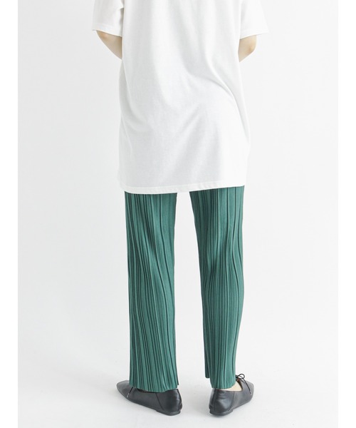 Samansa Mos2 blue（サマンサモスモスブルー）の「プリーツパンツ（その他パンツ・レディース・ブラック/イエロー/グリーン/ライトベージュ・ﾌﾘ-）」の20枚目の写真