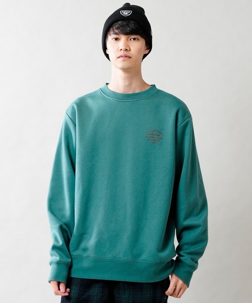 BILLABONG（ビラボン）の「BILLABONG/ビラボン 撥水加工 ビッグシルエット バックプリントトレーナー/スウェット BC012-009（スウェット・メンズ・グリーン/ブラック/ブラウン・L/M/XL）」の17枚目の写真