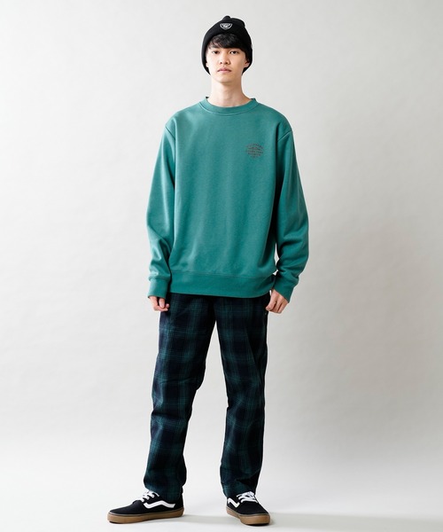 BILLABONG（ビラボン）の「BILLABONG/ビラボン 撥水加工 ビッグシルエット バックプリントトレーナー/スウェット BC012-009（スウェット・メンズ・グリーン/ブラック/ブラウン・L/M/XL）」の21枚目の写真