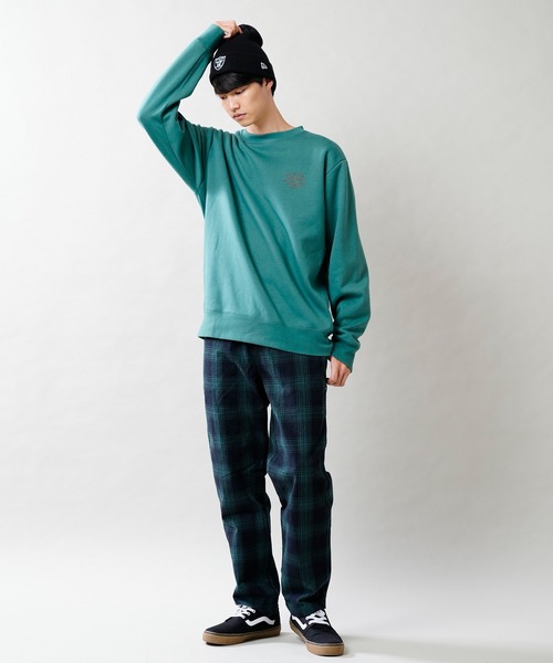 BILLABONG（ビラボン）の「BILLABONG/ビラボン 撥水加工 ビッグシルエット バックプリントトレーナー/スウェット BC012-009（スウェット・メンズ・グリーン/ブラック/ブラウン・L/M/XL）」の22枚目の写真