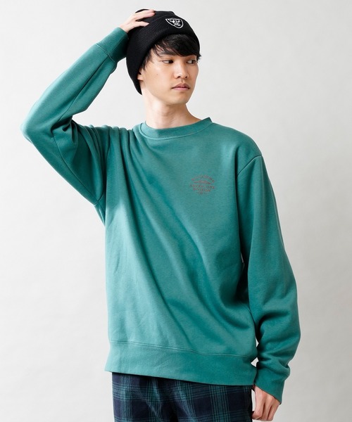 BILLABONG（ビラボン）の「BILLABONG/ビラボン 撥水加工 ビッグシルエット バックプリントトレーナー/スウェット BC012-009（スウェット・メンズ・グリーン/ブラック/ブラウン・L/M/XL）」の18枚目の写真