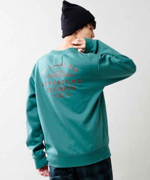 BILLABONG（ビラボン）の「BILLABONG/ビラボン 撥水加工 ビッグシルエット バックプリントトレーナー/スウェット BC012-009（スウェット・メンズ・グリーン/ブラック/ブラウン・L/M/XL）」の19枚目の写真