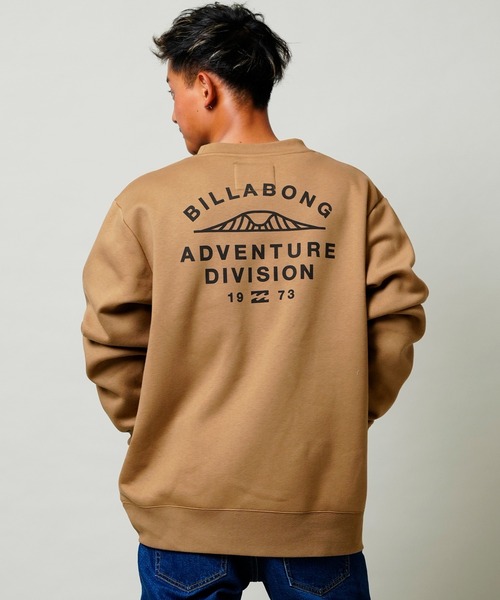 BILLABONG（ビラボン）の「BILLABONG/ビラボン 撥水加工 ビッグシルエット バックプリントトレーナー/スウェット BC012-009（スウェット・メンズ・グリーン/ブラック/ブラウン・L/M/XL）」の12枚目の写真