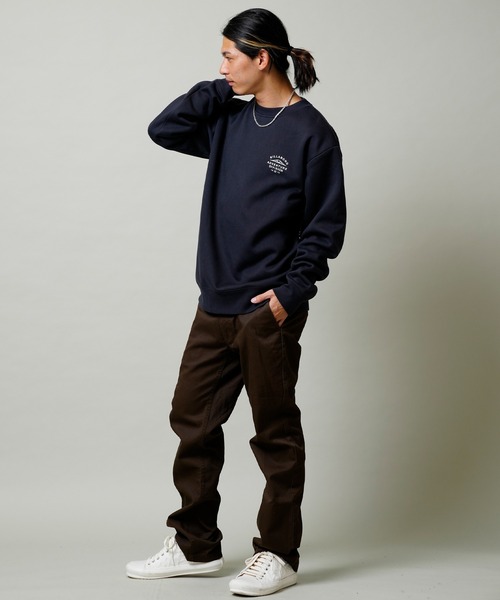 BILLABONG（ビラボン）の「BILLABONG/ビラボン 撥水加工 ビッグシルエット バックプリントトレーナー/スウェット BC012-009（スウェット・メンズ・グリーン/ブラック/ブラウン・L/M/XL）」の8枚目の写真