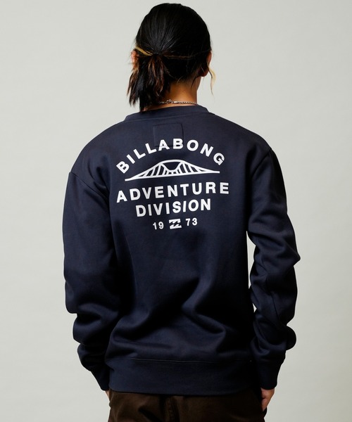 BILLABONG（ビラボン）の「BILLABONG/ビラボン 撥水加工 ビッグシルエット バックプリントトレーナー/スウェット BC012-009（スウェット・メンズ・グリーン/ブラック/ブラウン・L/M/XL）」の6枚目の写真