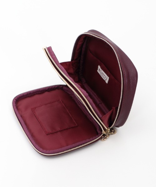 axes femme（アクシーズファム）の「ホビーメイクポーチ（ポーチ・レディース・ブラック/ワイン・FREE）」の7枚目の写真