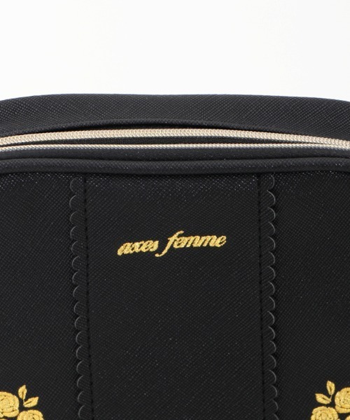 axes femme（アクシーズファム）の「ホビーメイクポーチ（ポーチ・レディース・ブラック/ワイン・FREE）」の12枚目の写真