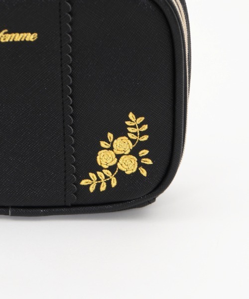 axes femme（アクシーズファム）の「ホビーメイクポーチ（ポーチ・レディース・ブラック/ワイン・FREE）」の13枚目の写真