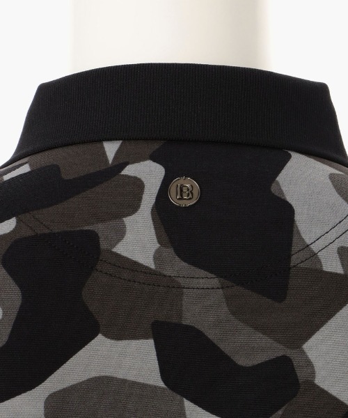 BRIEFING（ブリーフィング）の「【ブリーフィングゴルフ】MENS CAMO PRINT POLO/メンズカモプリントポロ（ポロシャツ・メンズ・ホワイト/ネイビー/ブラック/オリーブ・XL/L/M/S）」の6枚目の写真