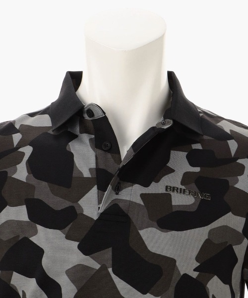 BRIEFING（ブリーフィング）の「【ブリーフィングゴルフ】MENS CAMO PRINT POLO/メンズカモプリントポロ（ポロシャツ・メンズ・ホワイト/ネイビー/ブラック/オリーブ・XL/L/M/S）」の8枚目の写真