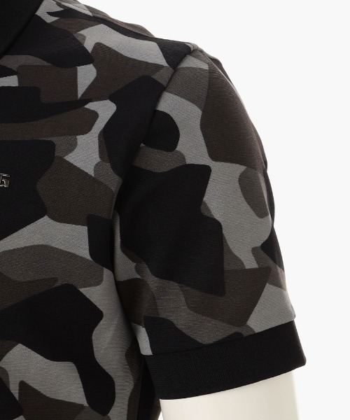 BRIEFING（ブリーフィング）の「【ブリーフィングゴルフ】MENS CAMO PRINT POLO/メンズカモプリントポロ（ポロシャツ・メンズ・ホワイト/ネイビー/ブラック/オリーブ・XL/L/M/S）」の10枚目の写真