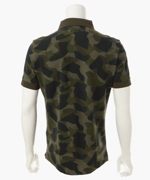 BRIEFING（ブリーフィング）の「【ブリーフィングゴルフ】MENS CAMO PRINT POLO/メンズカモプリントポロ（ポロシャツ・メンズ・ホワイト/ネイビー/ブラック/オリーブ・XL/L/M/S）」の14枚目の写真