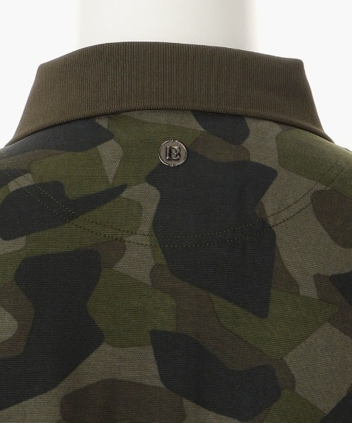 BRIEFING（ブリーフィング）の「【ブリーフィングゴルフ】MENS CAMO PRINT POLO/メンズカモプリントポロ（ポロシャツ・メンズ・ホワイト/ネイビー/ブラック/オリーブ・XL/L/M/S）」の15枚目の写真