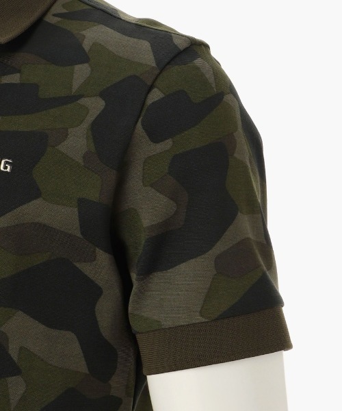BRIEFING（ブリーフィング）の「【ブリーフィングゴルフ】MENS CAMO PRINT POLO/メンズカモプリントポロ（ポロシャツ・メンズ・ホワイト/ネイビー/ブラック/オリーブ・XL/L/M/S）」の19枚目の写真