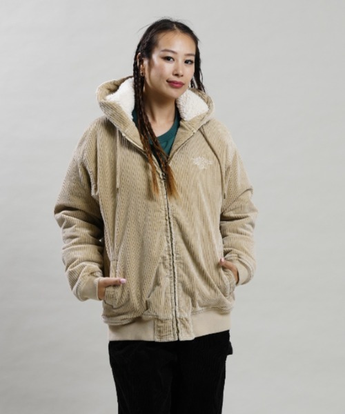 BILLABONG(ビラボン)の「BILLABONG/ビラボン ジャケット BC014-754(ムートンコート・レディース・ベージュ・M/L)」の2枚目の写真