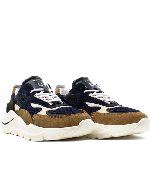 Aresense（アーセンス）の「D.A.T.E/デイト FUGA JAPAN EXCLUSIVE MESHBLUE/フーガメッシュ エクスクルーシブ メッシュブルー/スエードメッシュハイカットスニーカー（スニーカー・レディース・ネイビー・38/37/39/36）」の4枚目の写真