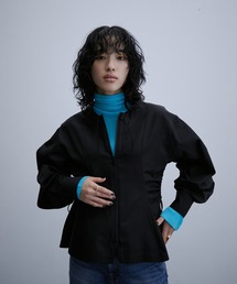 ADAM ET ROPE' | 【サステナブル】ジップシャツカーディガン(シャツ/ブラウス)