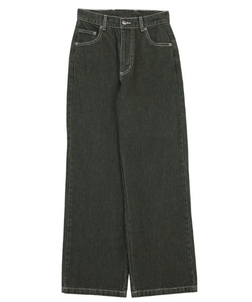 select MOCA（セレクトモカ）の「ストレートカラーデニムパンツ（デニムパンツ・レディース・ダークカーキ/ブラウン・SMALL/MEDIUM/LARGE）」の19枚目の写真