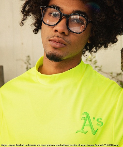 BACK TO THE FIELD（バック トゥー ザ フィールド）の「【MLB/Oakland Athletics】モックネックTシャツ（Tシャツ/カットソー・レディース・イエロー・SMALL/MEDIUM/LARGE）」の10枚目の写真