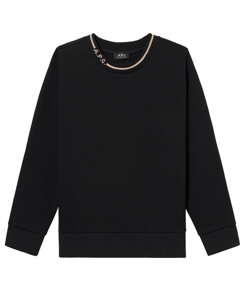 A.P.C.（アーペーセー）の「SWEAT EARL F 22A JPS（パーカー・レディース・ブラック/アイボリー・S/M/L）」の2枚目の写真