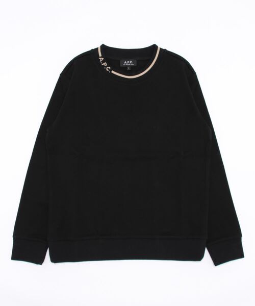 A.P.C.（アーペーセー）の「SWEAT EARL F 22A JPS（パーカー・レディース・ブラック/アイボリー・S/M/L）」の3枚目の写真