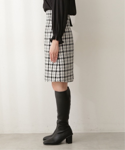 PROPORTION BODY DRESSING（プロポーションボディドレッシング）の「ハイウエストツィードミニスカート / 1212220911（スカート・レディース・ブラック/ホワイト系その他・MEDIUM/SMALL/X-SMALL）」の11枚目の写真