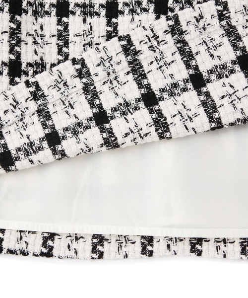 PROPORTION BODY DRESSING（プロポーションボディドレッシング）の「ハイウエストツィードミニスカート / 1212220911（スカート・レディース・ブラック/ホワイト系その他・MEDIUM/SMALL/X-SMALL）」の21枚目の写真