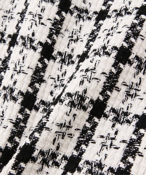 PROPORTION BODY DRESSING（プロポーションボディドレッシング）の「ハイウエストツィードミニスカート / 1212220911（スカート・レディース・ブラック/ホワイト系その他・MEDIUM/SMALL/X-SMALL）」の22枚目の写真