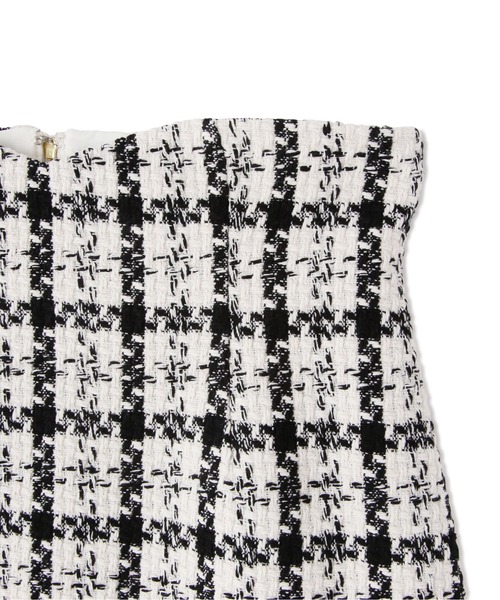 PROPORTION BODY DRESSING（プロポーションボディドレッシング）の「ハイウエストツィードミニスカート / 1212220911（スカート・レディース・ブラック/ホワイト系その他・MEDIUM/SMALL/X-SMALL）」の18枚目の写真