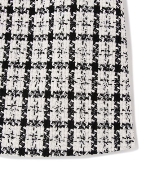 PROPORTION BODY DRESSING（プロポーションボディドレッシング）の「ハイウエストツィードミニスカート / 1212220911（スカート・レディース・ブラック/ホワイト系その他・MEDIUM/SMALL/X-SMALL）」の19枚目の写真