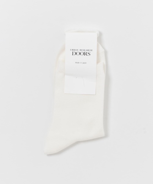 URBAN RESEARCH DOORS(アーバンリサーチドアーズ)の「抗菌プレーンソックス(ソックス/靴下・レディース・ホワイト/ブラック/ブルー/レッド系その他/ライトベージュ・ONE)」の2枚目の写真