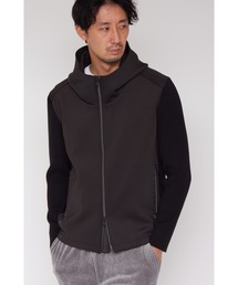 HIGH STREET∴ニットコンビZIPパーカーブルゾン