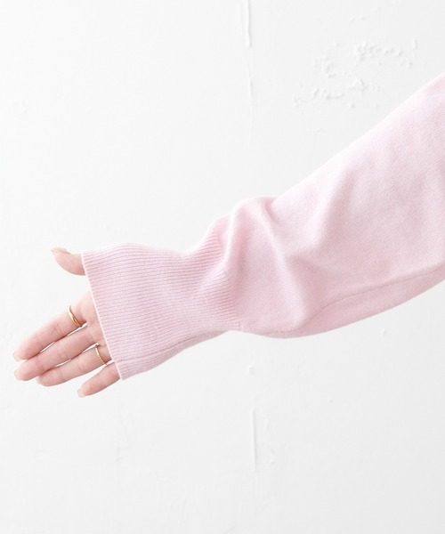 PUAL CE CIN(ピュアルセシン)の「BIGロゴインターシャニットプルオーバー(ニット/セーター・レディース・ブラック/ブラウン/ピンク/アイボリー・FREE)」の10枚目の写真