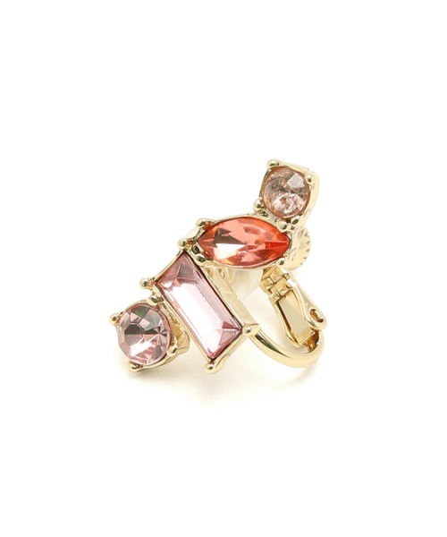 VIS（ビス）の「カラービジュークリップイヤリング（イヤリング・レディース・その他/グレー系その他/ピンク系その他・FREE）」の7枚目の写真