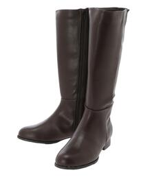 Lugnoncure | ローヒールロングブーツ(ブーツ)