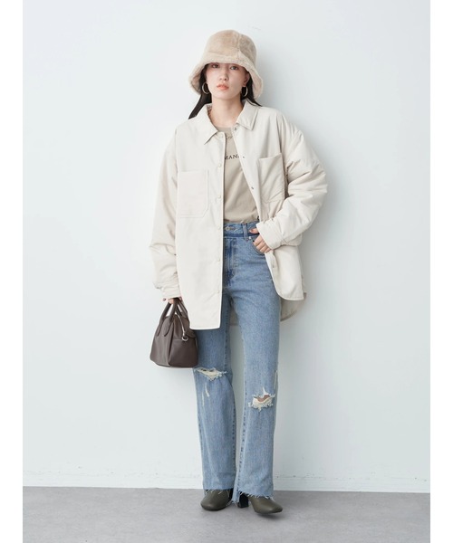 ORiental TRaffic（オリエンタルトラフィック）の「ORiental Traffic オブリークトゥブーツ（ブーツ・レディース・ベージュ/ブラック/カーキ/イエロー・S/LL/M/L）」の15枚目の写真