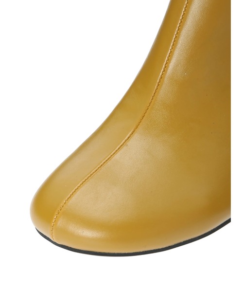 ORiental TRaffic（オリエンタルトラフィック）の「ORiental Traffic オブリークトゥブーツ（ブーツ・レディース・ベージュ/ブラック/カーキ/イエロー・S/LL/M/L）」の21枚目の写真