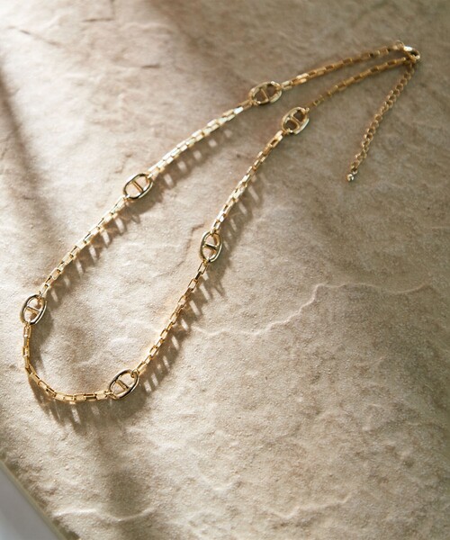 THE SHOP TK (ザ ショップ ティーケー )の「◆【Nerine】ショートチェーンネックレス(ネックレス・レディース・シルバー/ゴールド・00)」の2枚目の写真