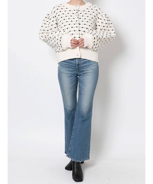 CALNAMUR（カルナムール）の「パールボタンニットカーディガン（カーディガン/ボレロ・レディース・イエロー/ブルー/アイボリー・FREE）」の15枚目の写真